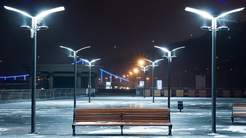 Установка парковых светильников в Белгороде